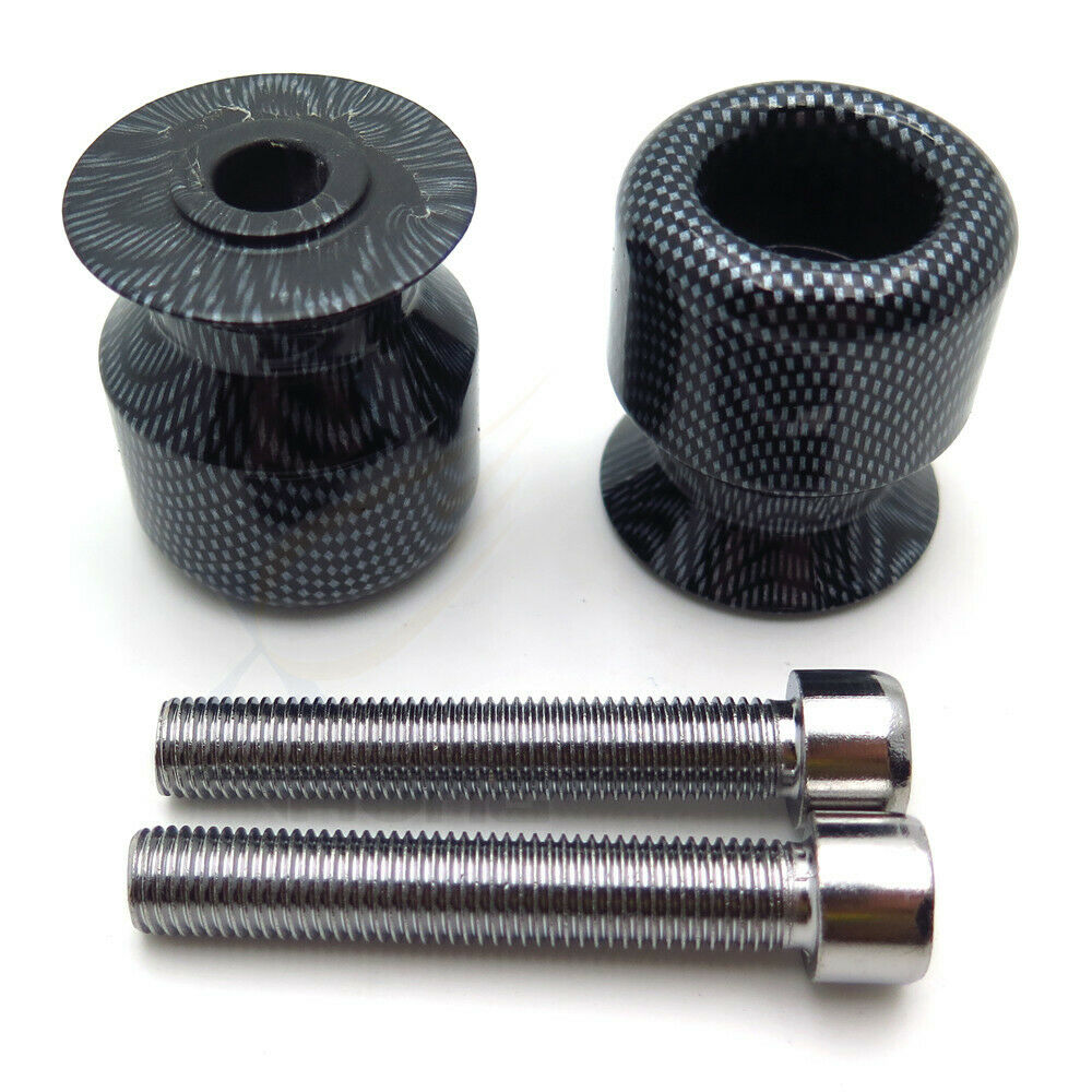 Swingarm Spools 10mm For Kawasaki Ninja 250 Zzr600 650R Z1000 Zx12R Carbon