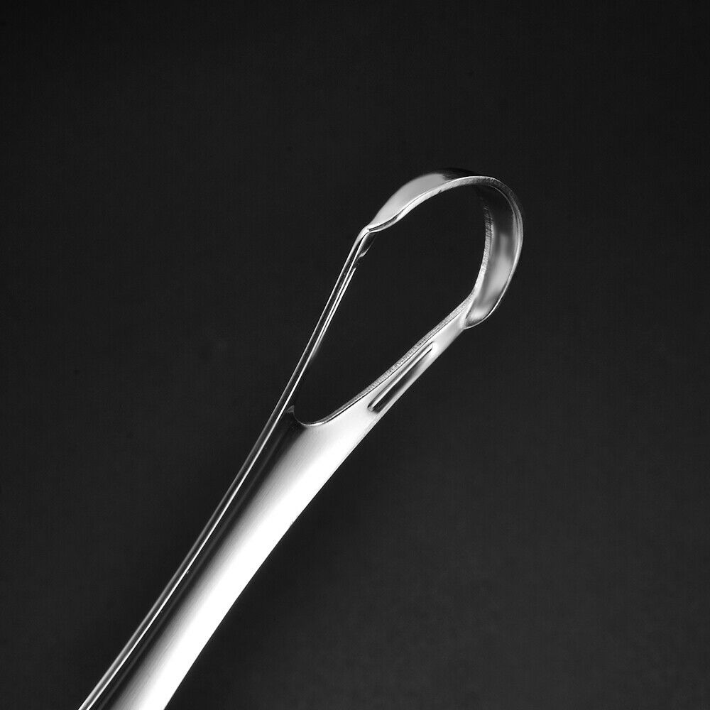 Useful Stainless Steel Tongue Cleaner Scraper Oral Care Fresh Breath Maker Tool