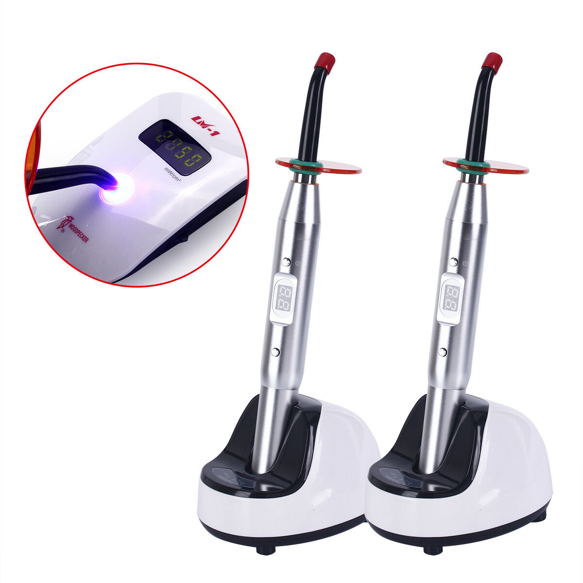 Dental Wireless LED Curing Light Lamp Guide 12W 2700mw/cm2 US Standard
