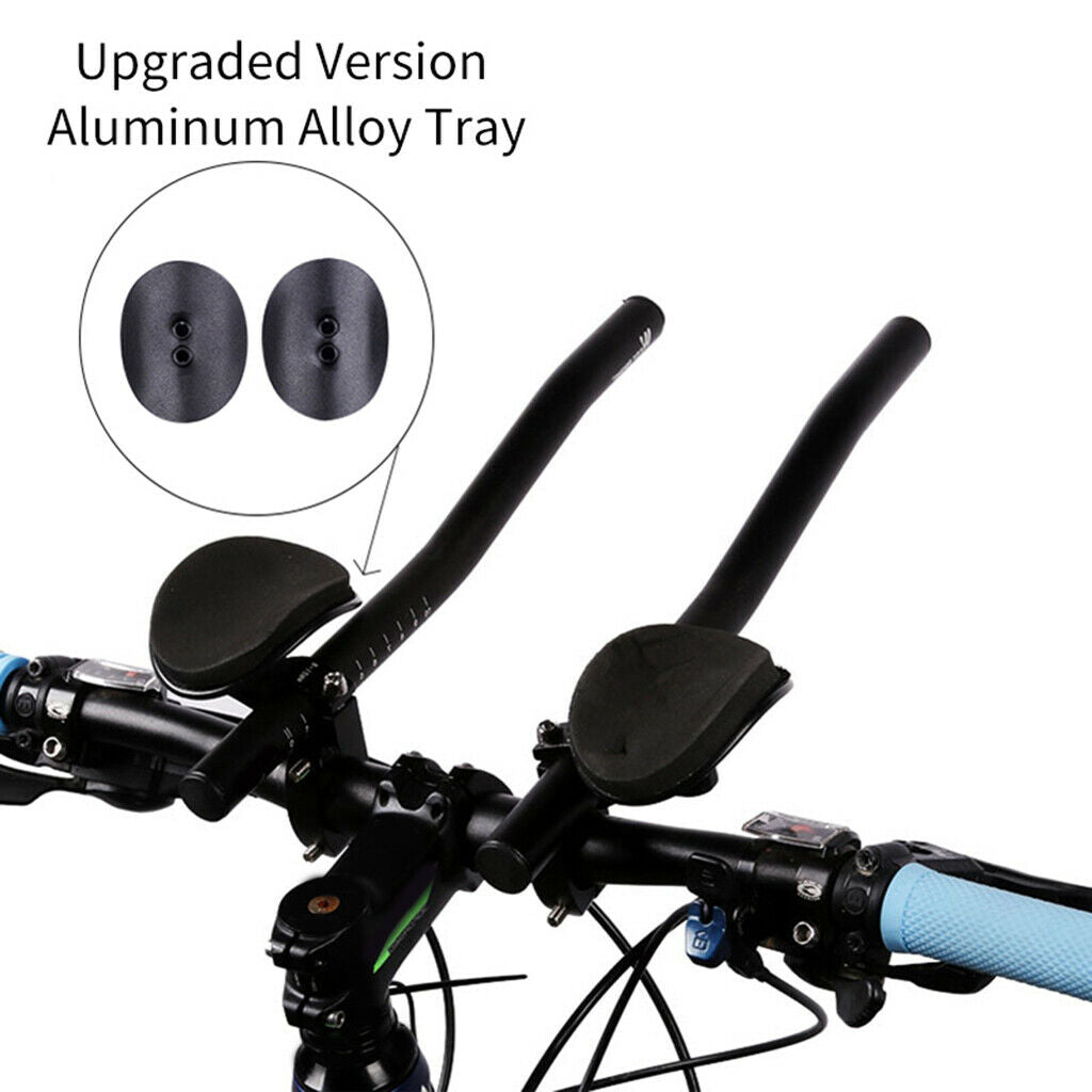 Adjustable Detachable Bike Rest Handlebar Aero Bars Bicycle Arm Rest Bar
