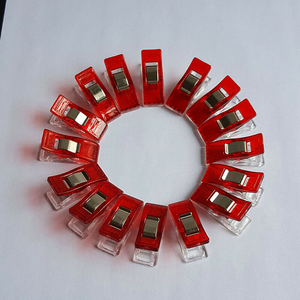 20PCS Plastic Sewing Accessories Clamps Quilter Holding Binding Wonder Clips