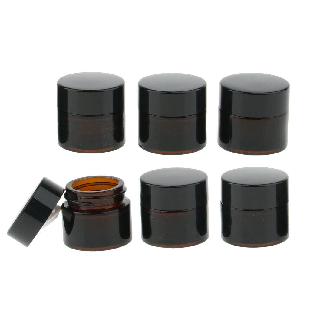 6 Pcs Refillable Empty Cosmetic Container Jars Make Up for Women/Men 5g