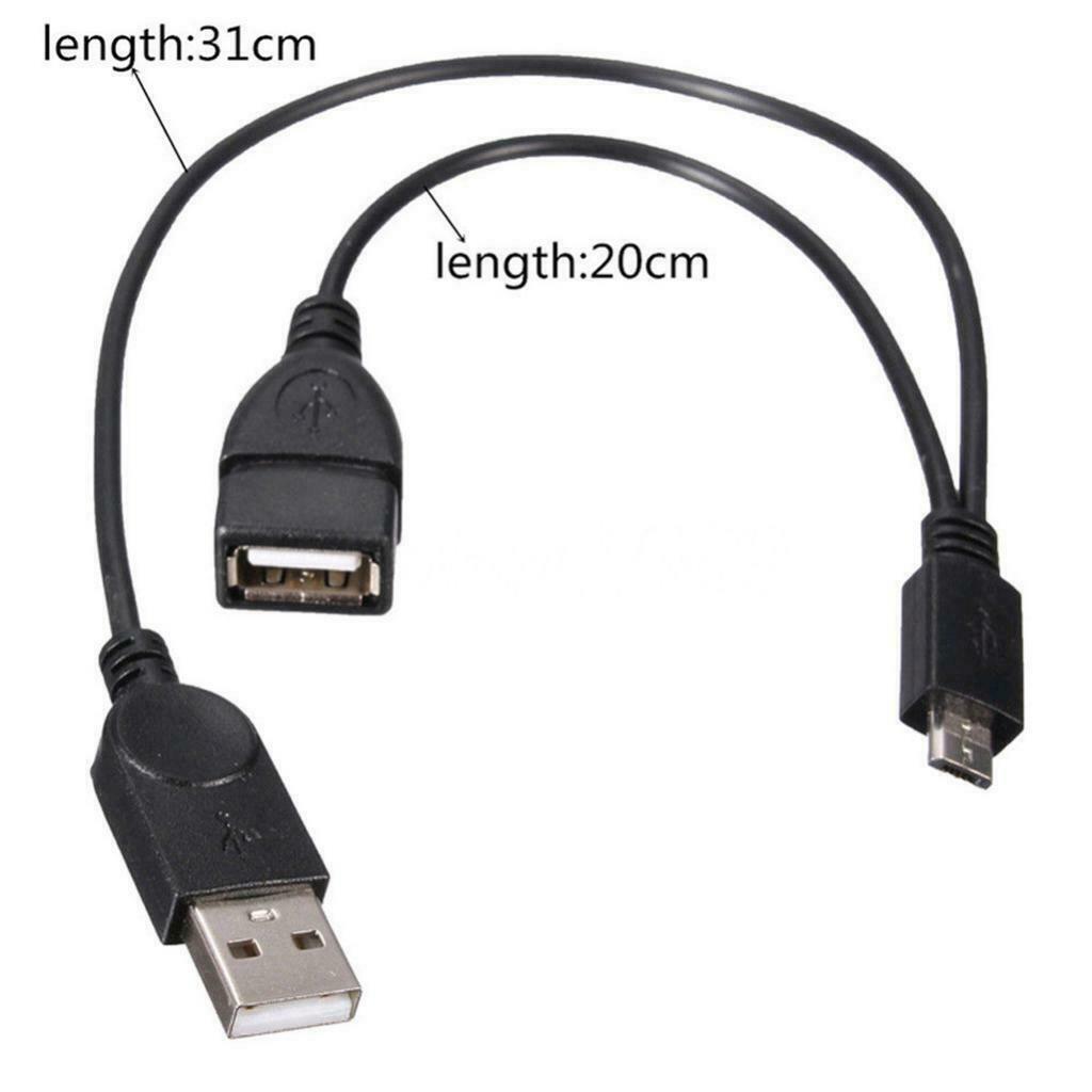 USB Adapter Micro USB Male to USB 2.0 A Male and Female Connector Converter