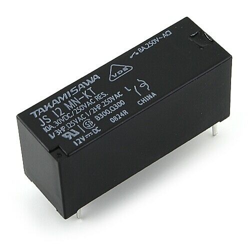 [10pcs] JS-12MN-KT Relay 12VDC 8A Coil 660 Ohm THT