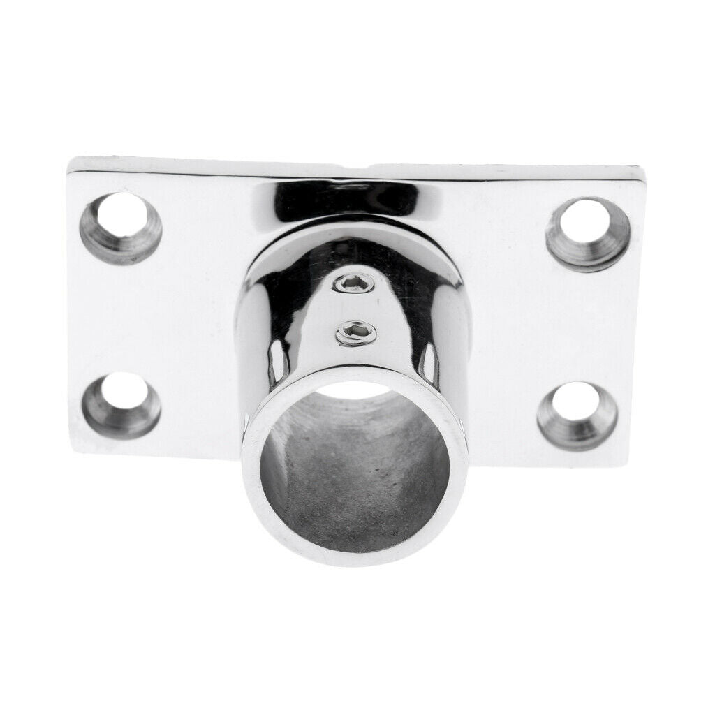 2 Pieces Stainless Steel Boat Deck Hand Rail Fitting 90 Degree for 25mm Tube