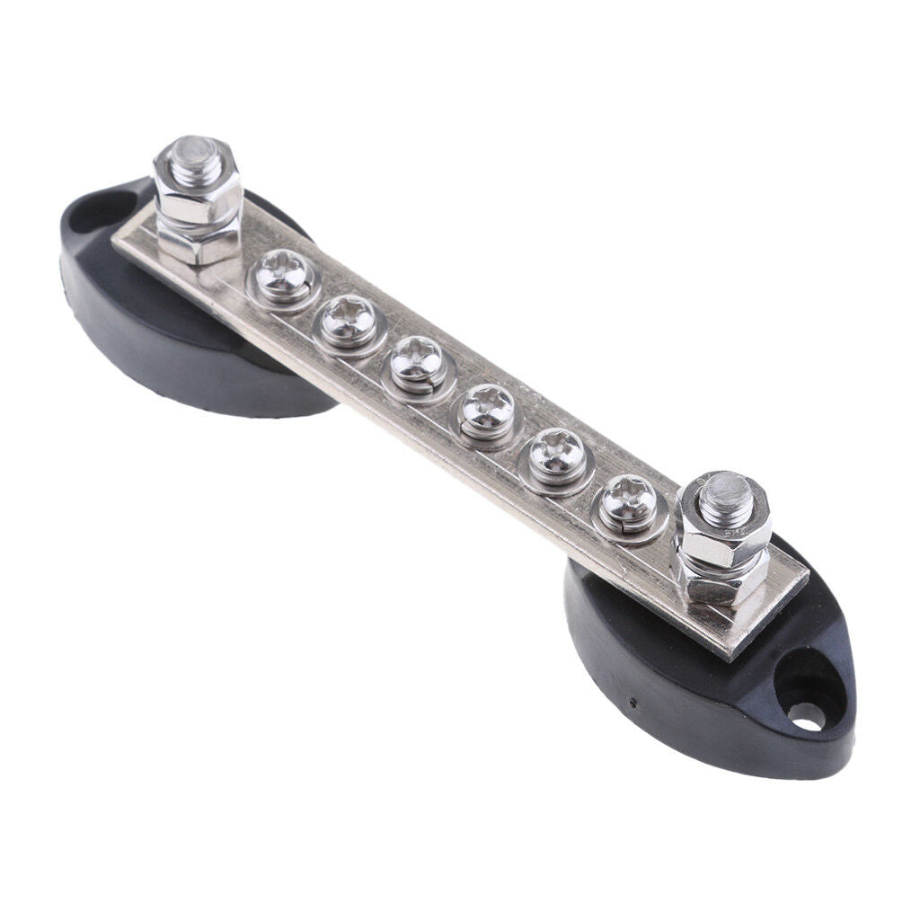 New Boat Marine Stainless Steel Bus-Bar Electrical Terminal Junction 6P 100A