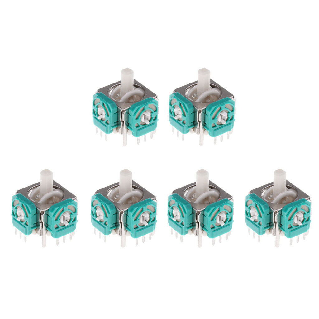 Set of 6 Analog Stick Replacement for Nintendo GameCube NGC Controller
