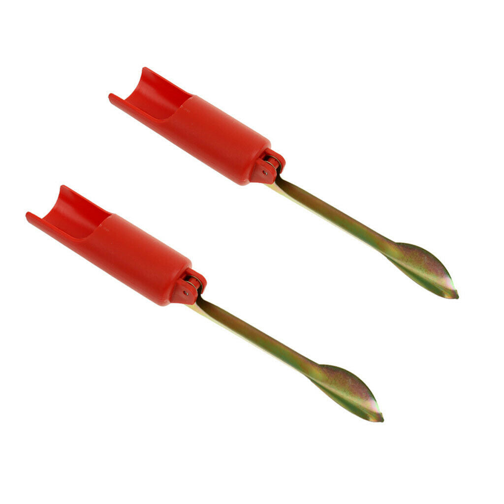 2Pcs Portable Folding Sea Fishing Rod Ground Holder Rod Support on Beach
