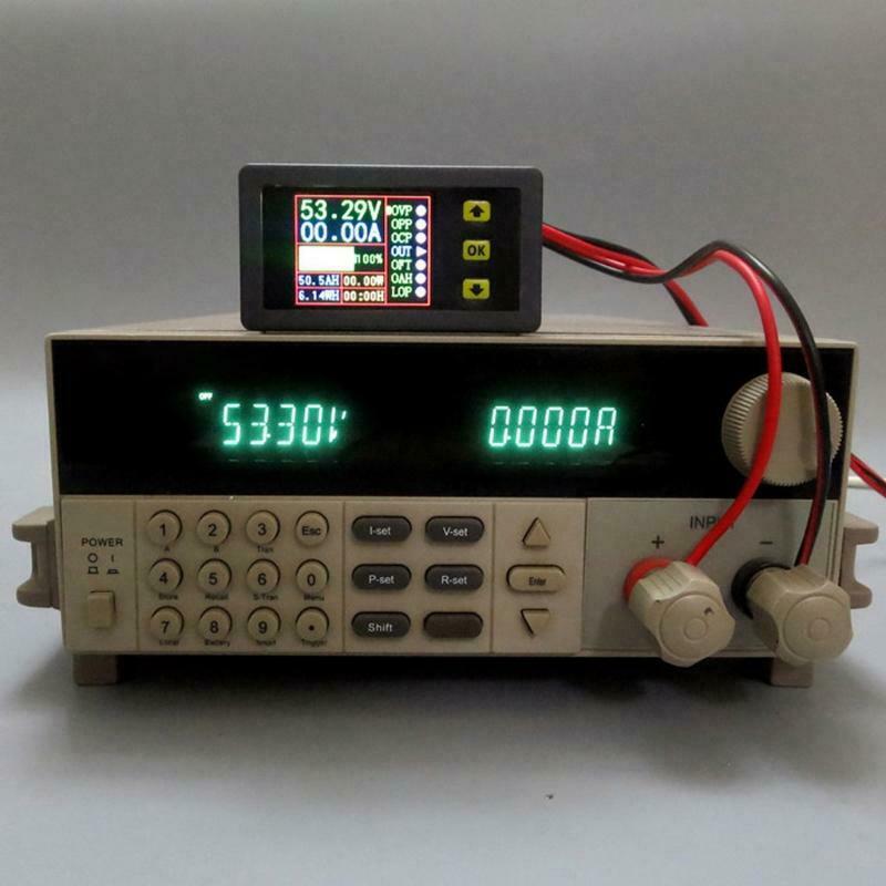 Digital Multimeter Charge-Discharge Battery Tester DC 0-90V 0-20A Volt Amp Meter