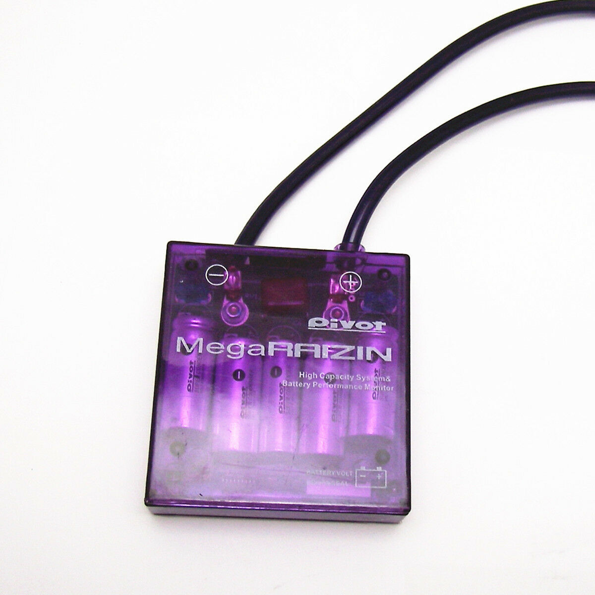 Universal Car SUV Voltage Stabilizer Fuel Saver Regulator & Grounding Kit Purple