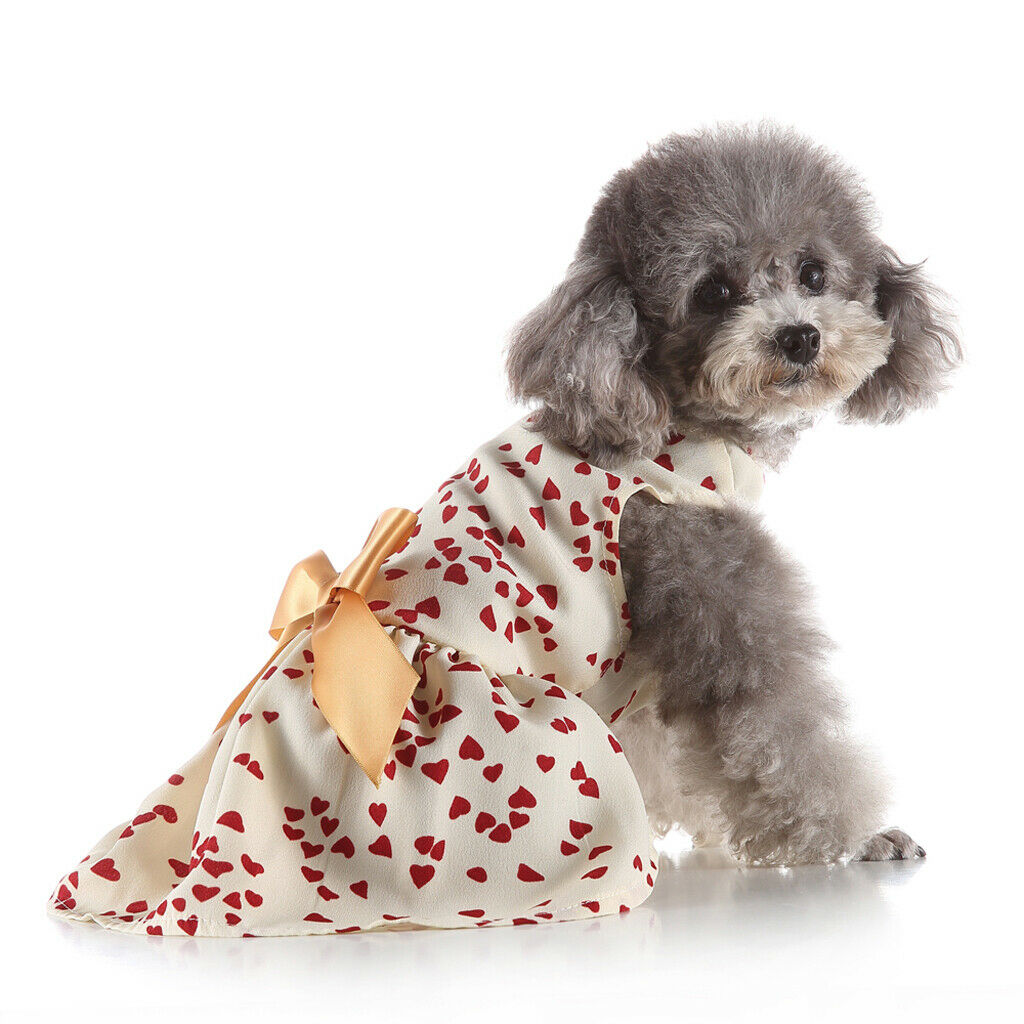 Dog Princess Costume Pet Summer Dress For Pet Dog Princess Costume Party XS