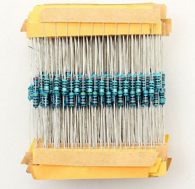 500pcs 3mm (R Y G B W) Round LEDs LED with 150pcs Resistor Assortment Kit [M1]