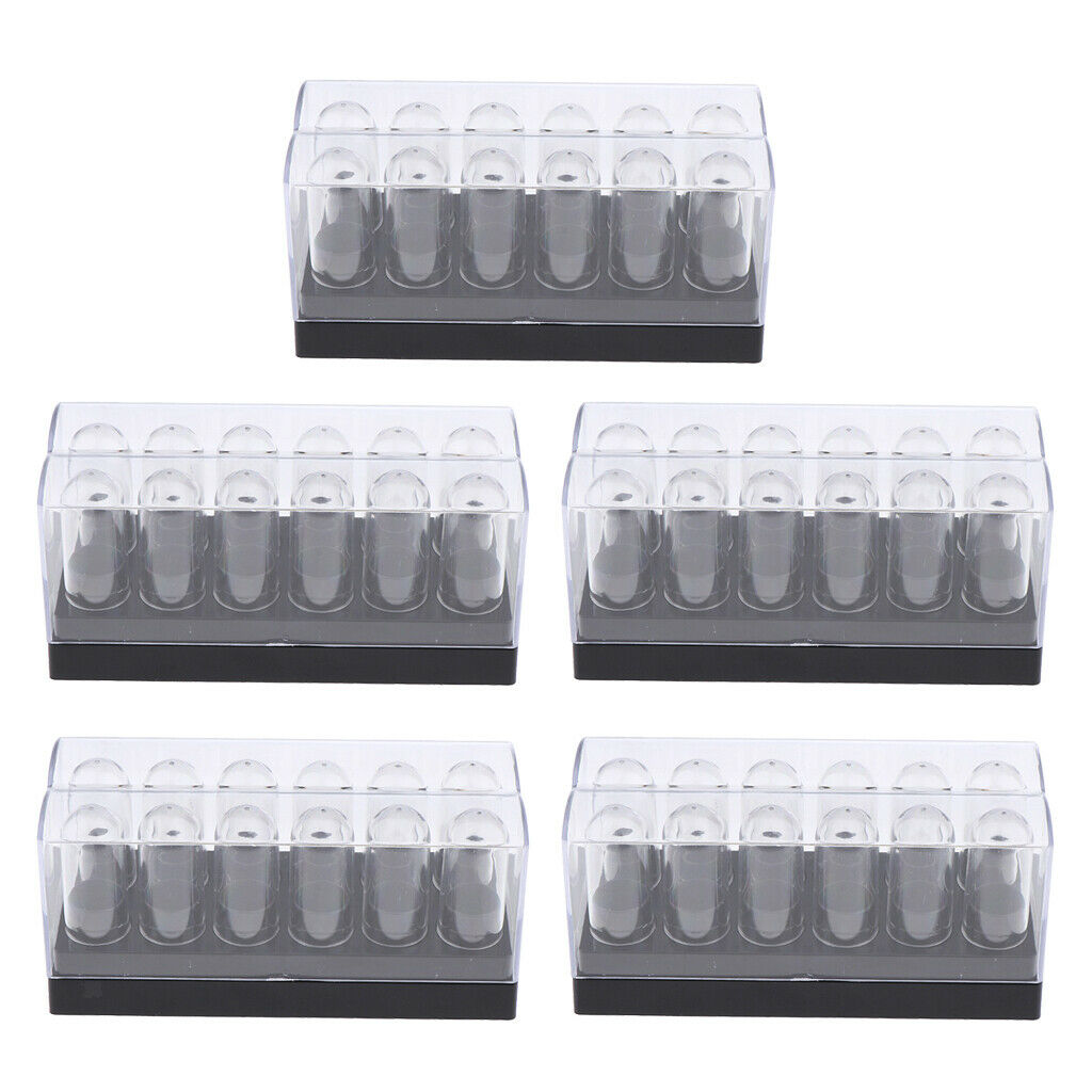 Set of 5, Simple Design PP Plastic Lipstick Mold Mould for DIY Lip Stick Balm,