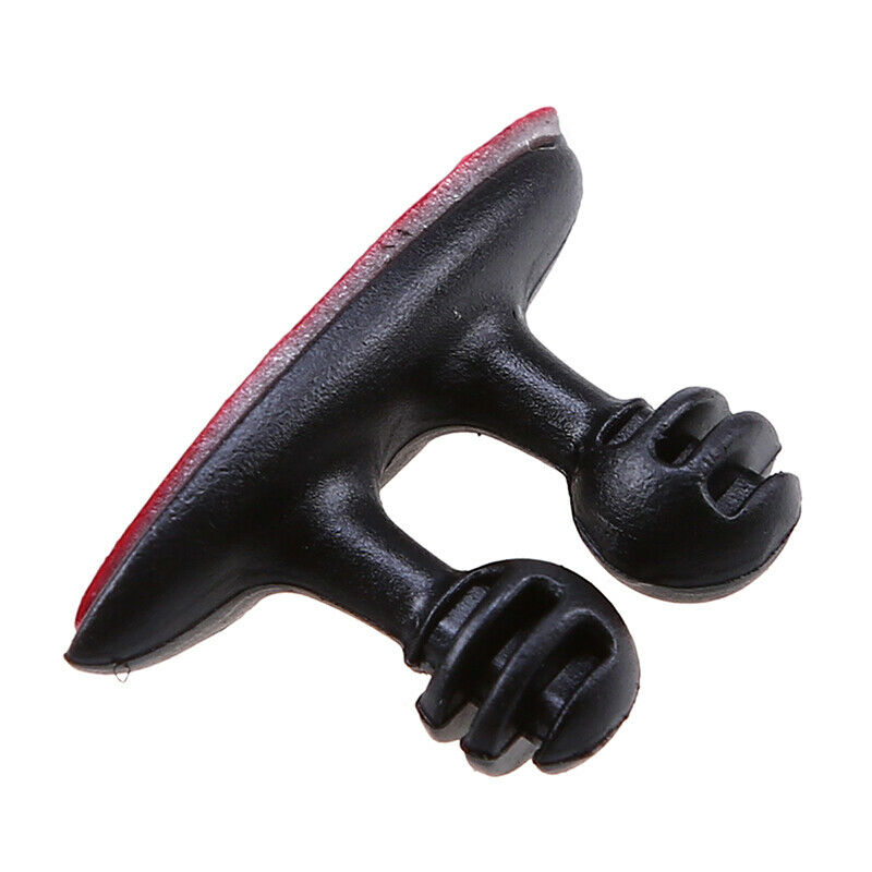 32PX Cable Clips Self-Adhesive Cord Management Wire Holder Organizer Clamp Black