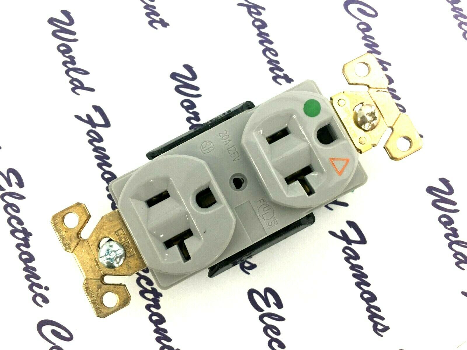 1pcs-EATON IG8300GY NEMA5-20 Isolated Ground Hospital Duplex Receptacle 20A-125V