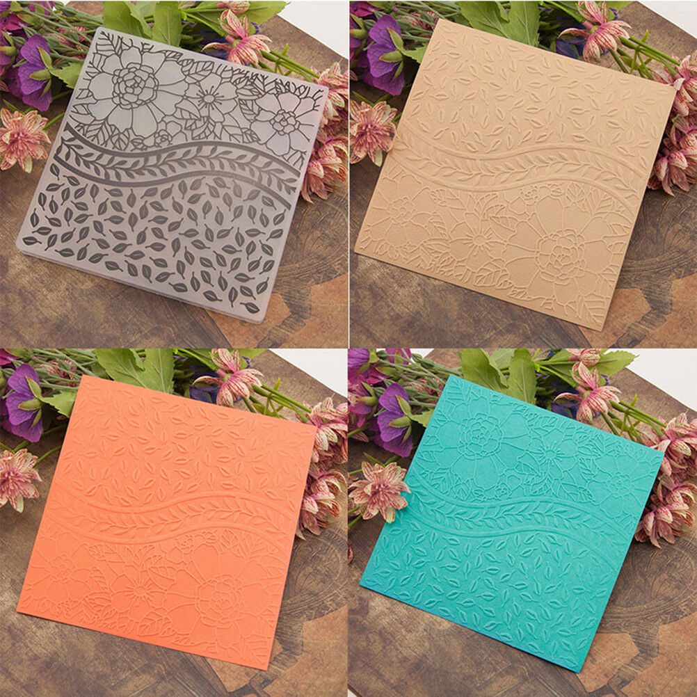 leaves Embossing folders Plastic Embossing Folder For Scrapbooking DIY car.l8