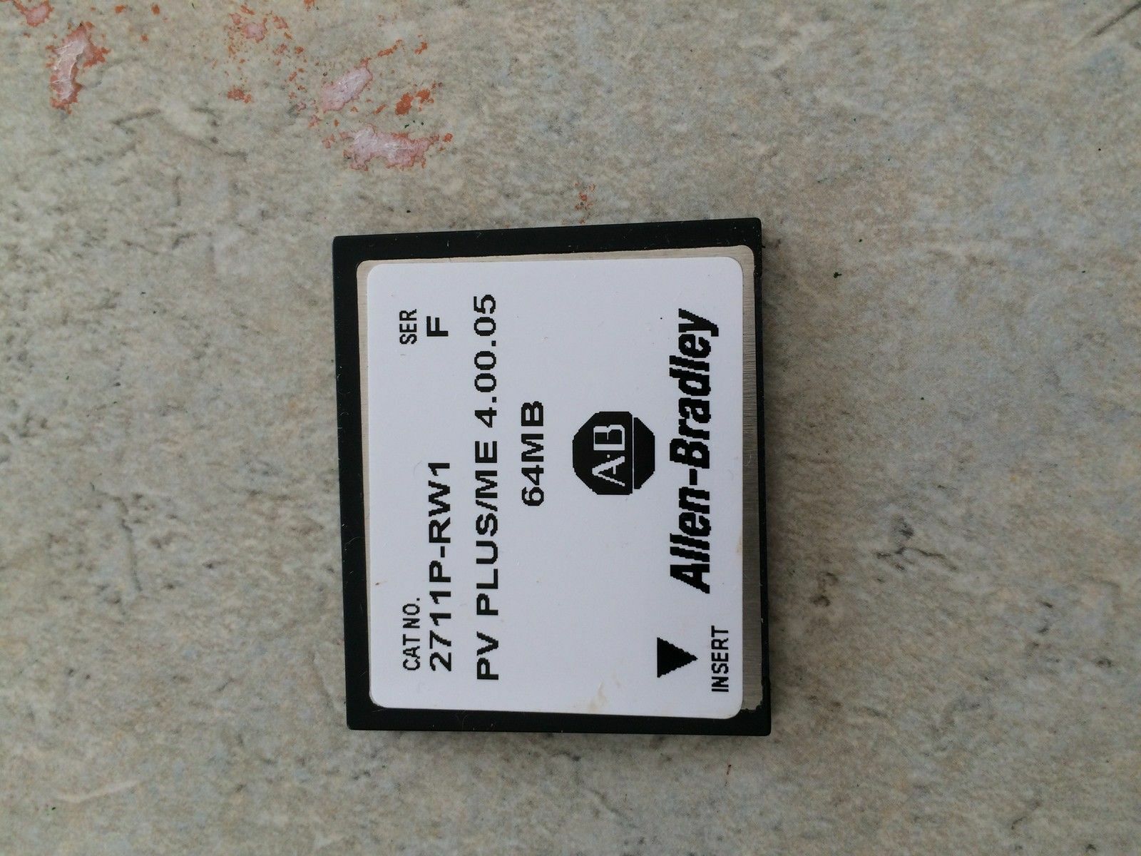 1 PC  AB Allen Bradley 2711P-RW1 PanelView Plus 64MB CompactFlash Card