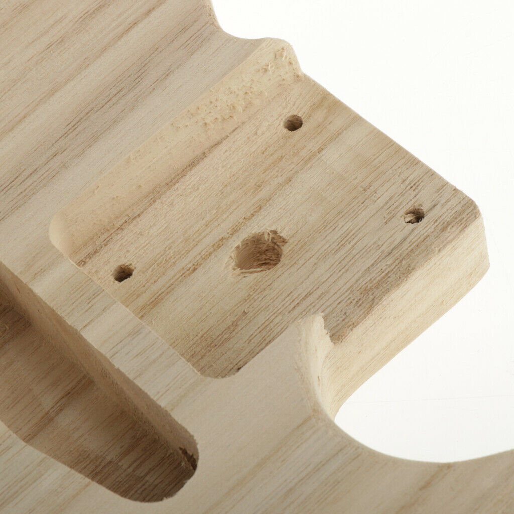 Hollowed Guitar Wood Blank Unfinished Body Barrel Material Guitar Part