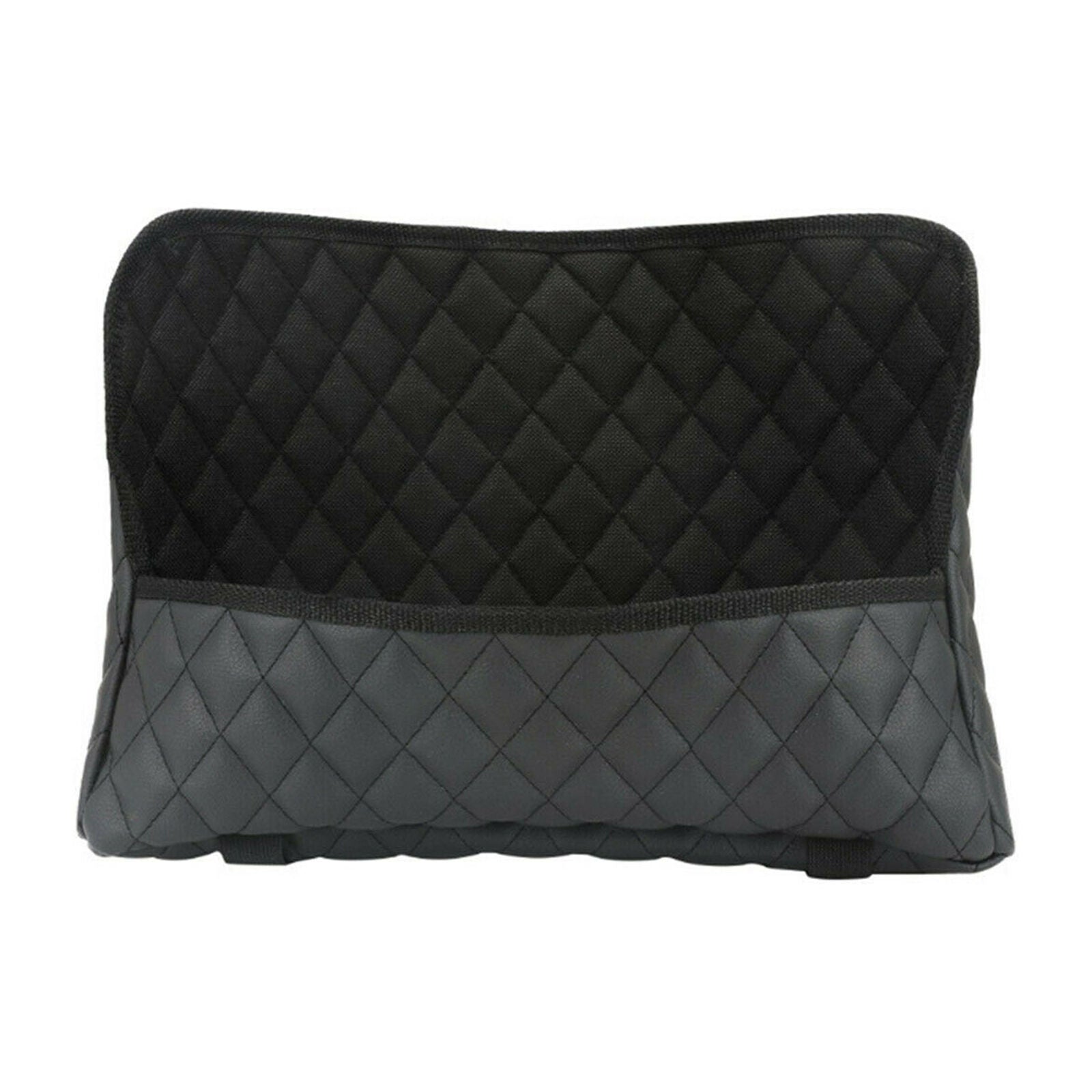 Advanced Car Net Pocket Handbag Holder PU Leather Between Car Seat Storage Black