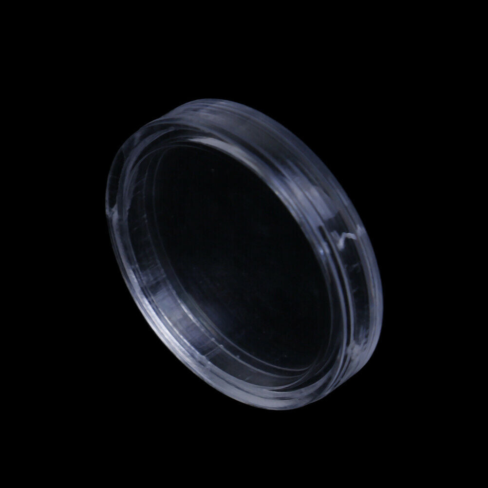 10Pcs 20mm plastic round applied clear cases coin storage capsules holder.l8