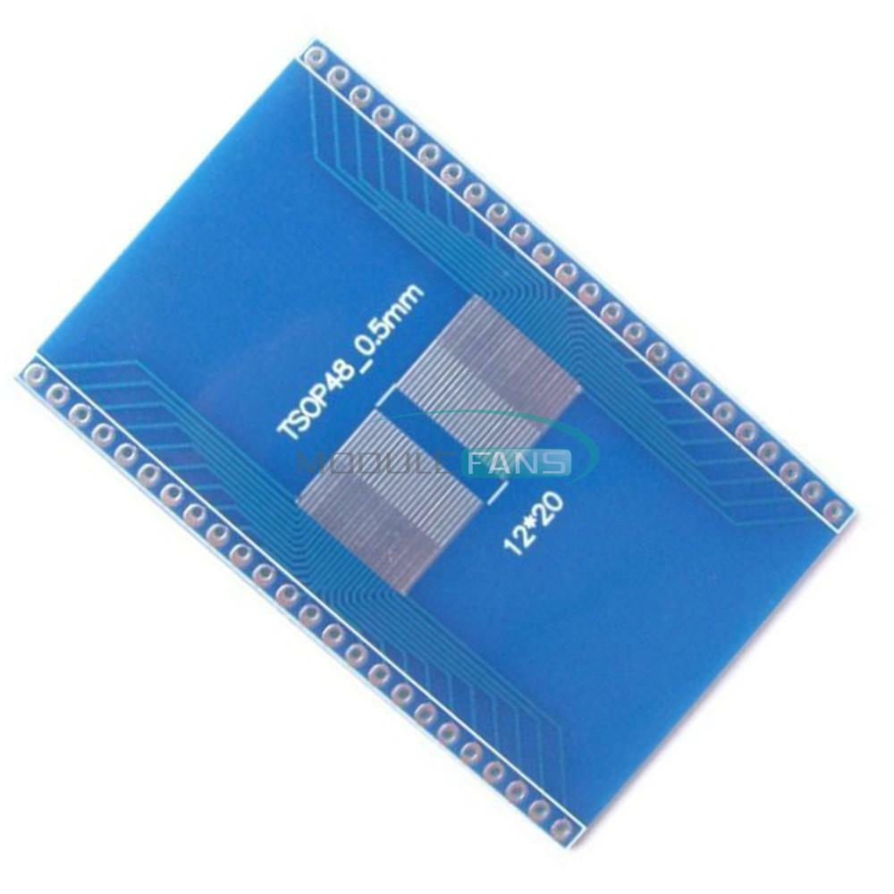 5PCS TSOP48 To DIP48 New Adapter Plate 0.5mm Pitch Interposer Board Pcb Board