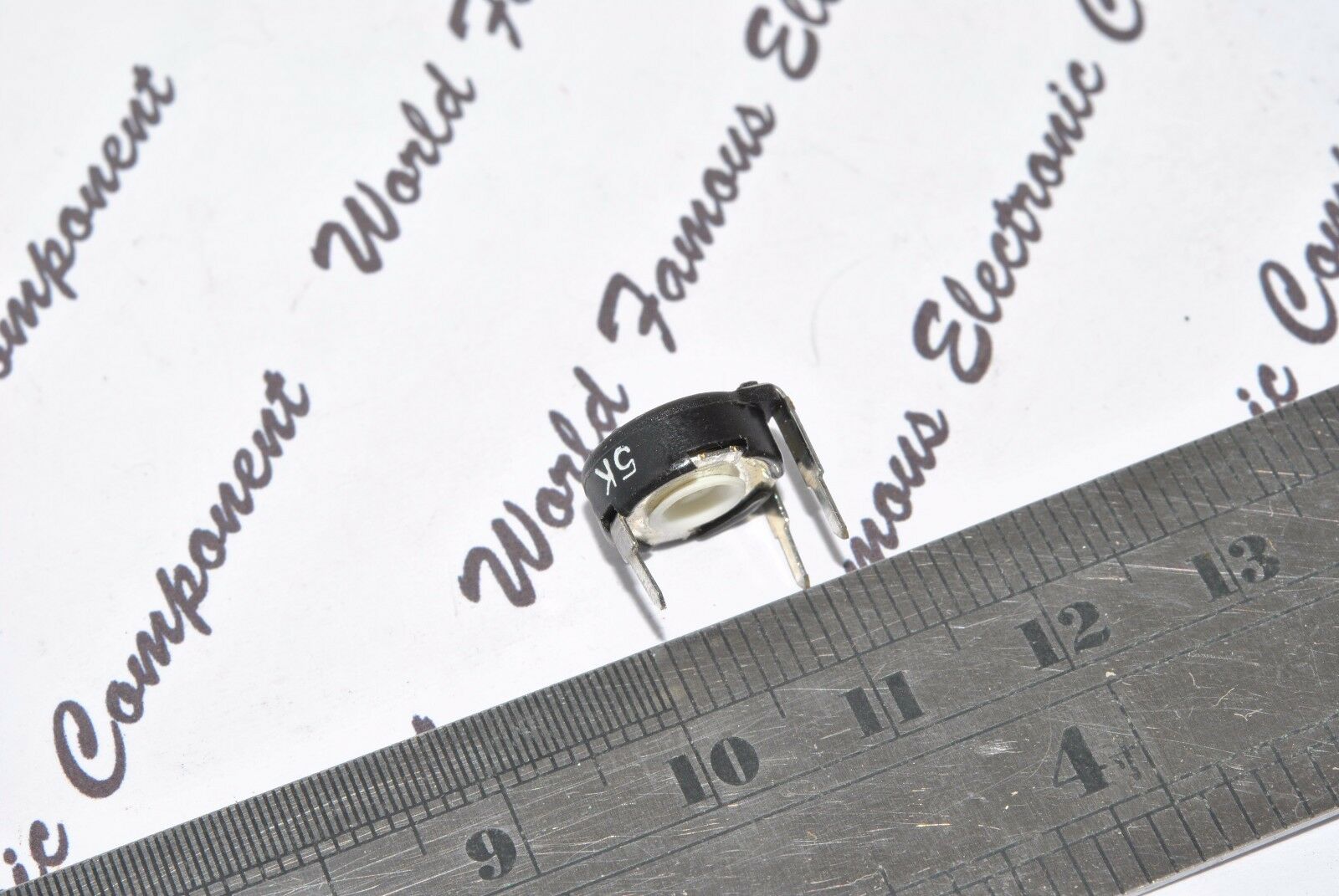 10pcs - PIHER 5K PT10 V10 Trimmer Resistor  10mm Round TOP ADJUST