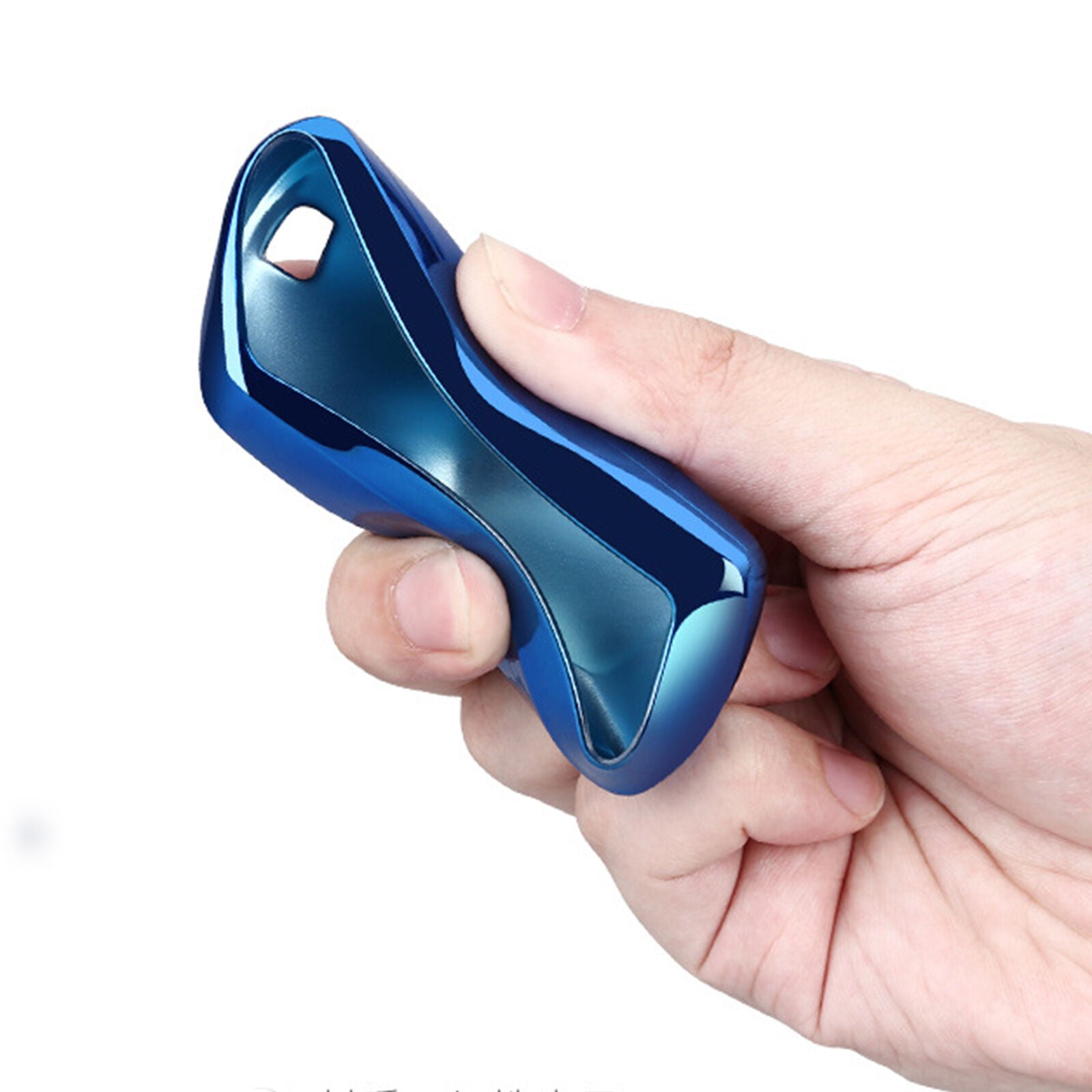 For BMW 1 2 3 4 5 6 7 Series X3 X4 Accessories Blue Key Fob Case Cover Holder