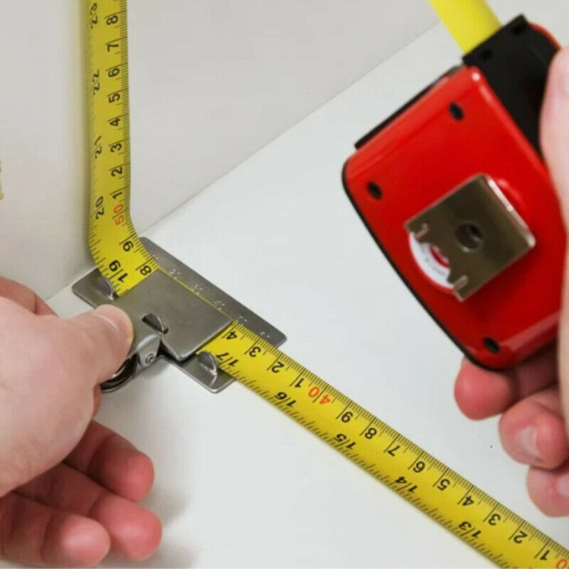 Metal Measuring Tape Clip Holder Precise and Clear Measuring Tool Woodworking