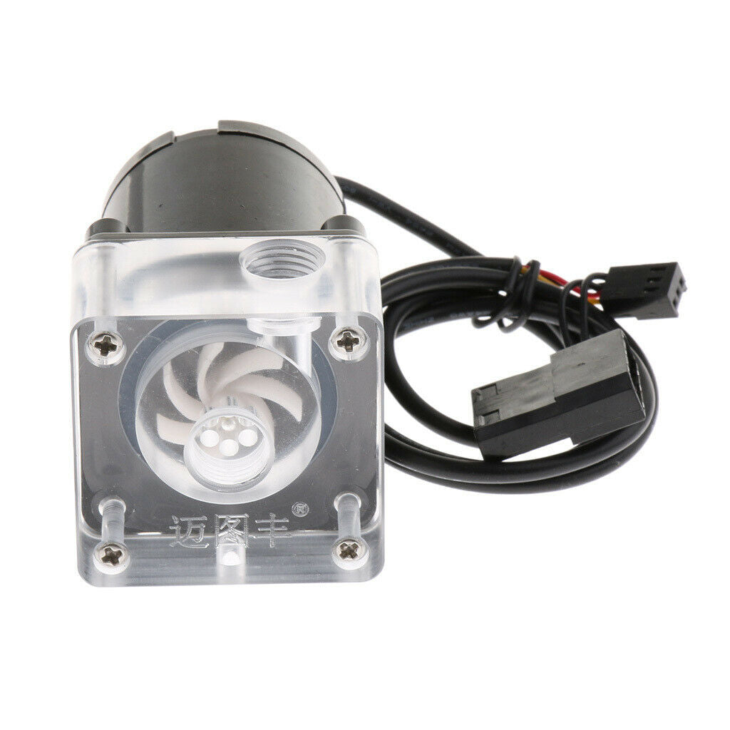 12V Low Noise CPU Water Cooling Pump Desktop PC Liquid Cooling Systems DIY
