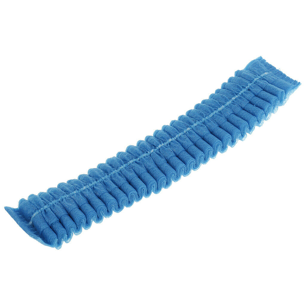 10Pieces Non-woven Disposable Nurse Non-woven Bouffant Hair Net Caps