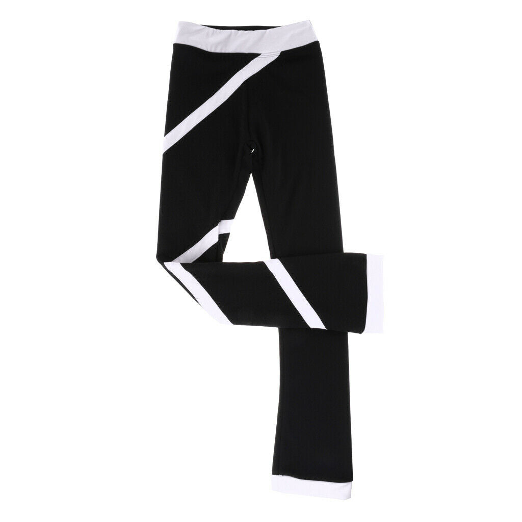 2pcs 100cm Ice Skating Pants Spiral Pants Skate Training Tights Leggings