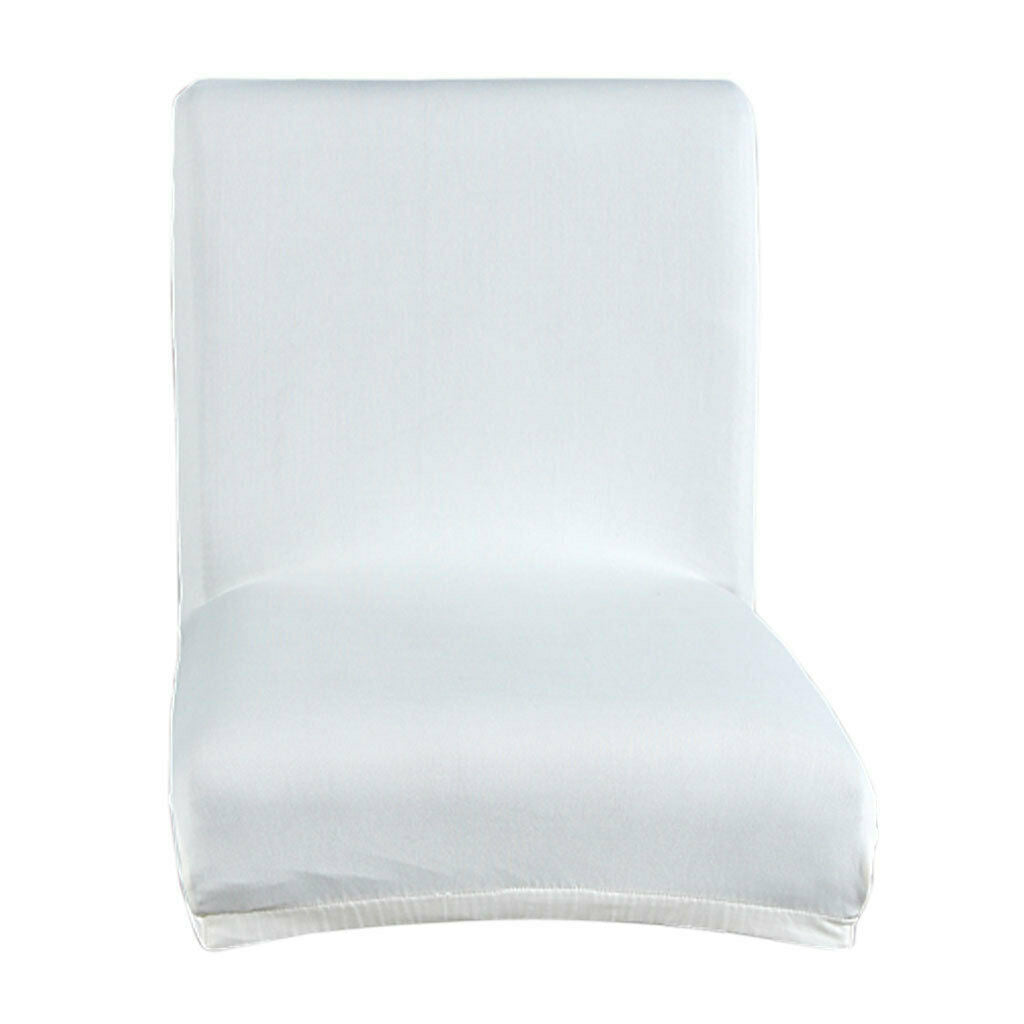 4pcs Chair Seat Cover Stool Slip Covers Black &