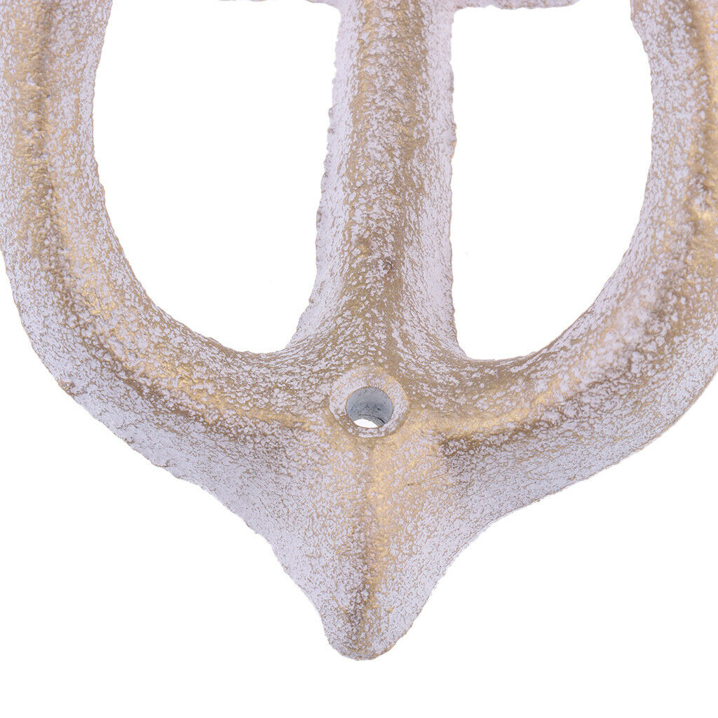 2 Pcs Wall Hook Bathroom Bedroom Heavy Duty Coat Hook Rack Hanger White