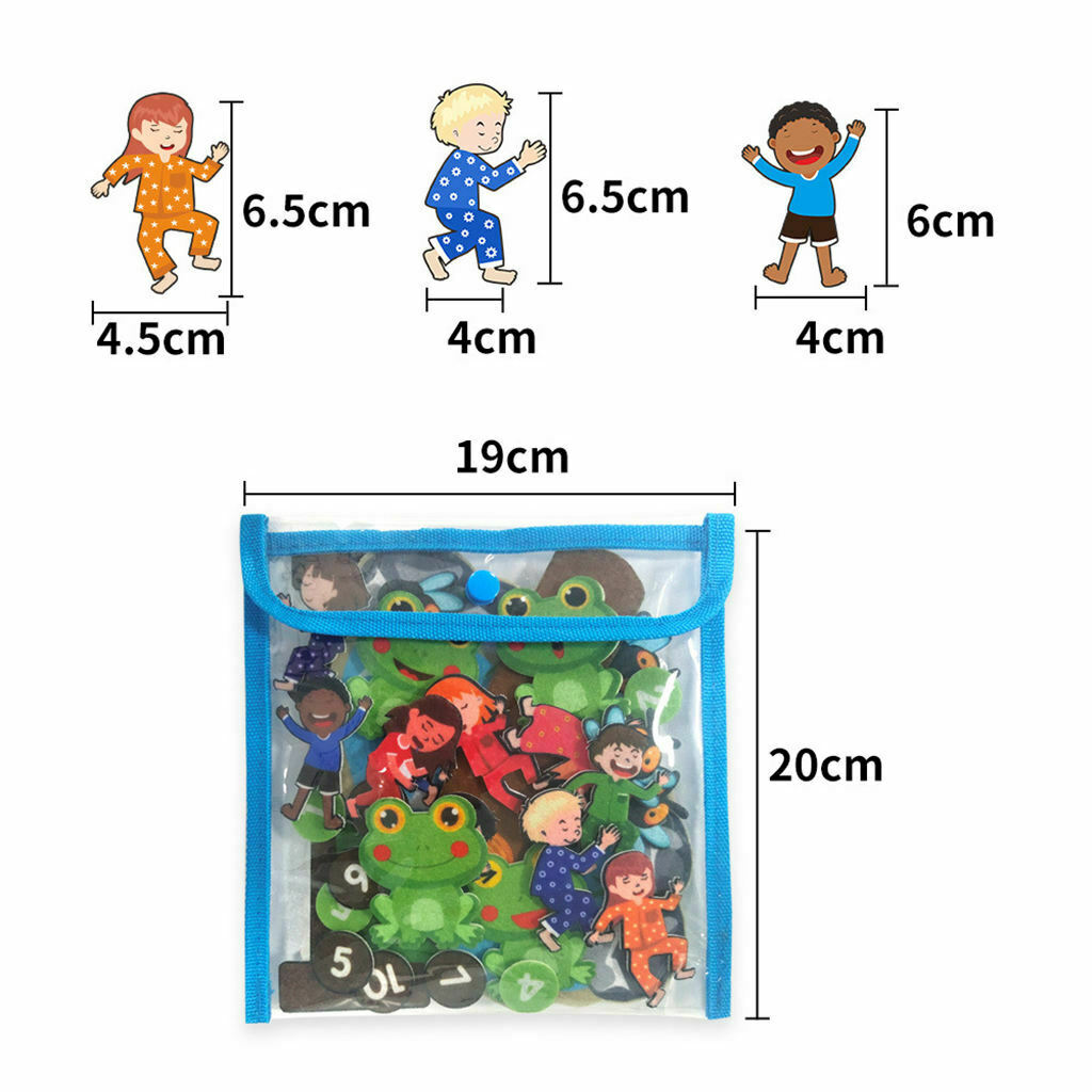 Felt Story Board Kindergarten Teaching Aid Montessori Educational Interactive