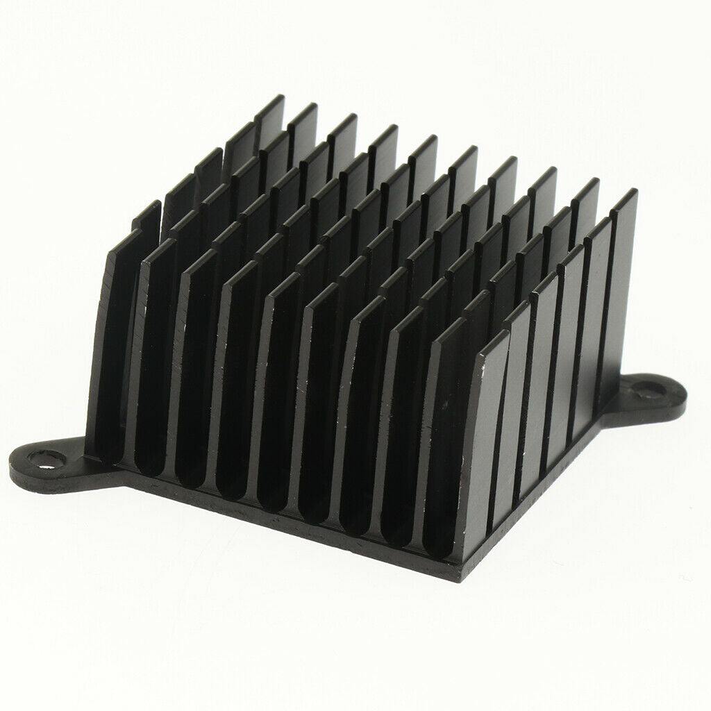 10pcs Black 1.5"x1.5"x0.9" Aluminum Heat Sink Heatsink Cooler Fin Module