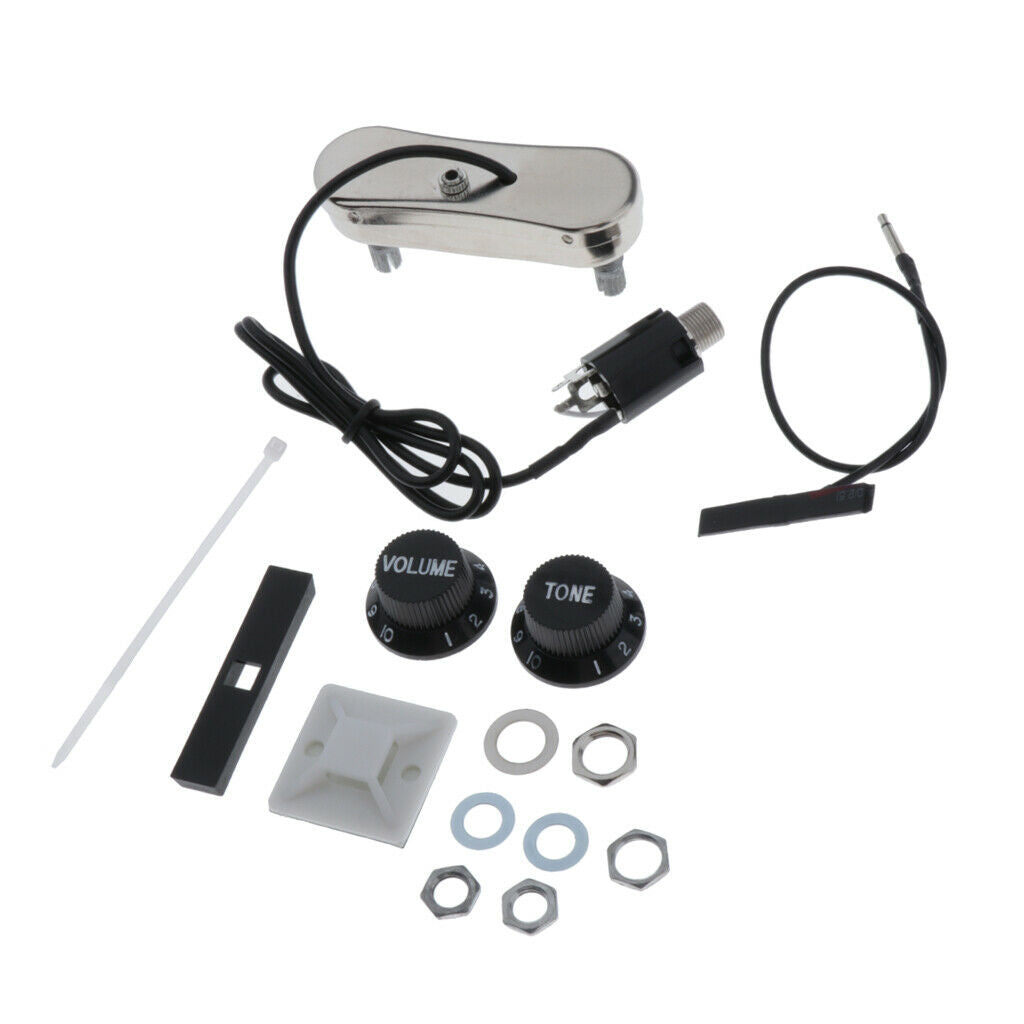 Violin Bridge Pickup Amplifier Preamp Volume Knob Instrument Parts Accs