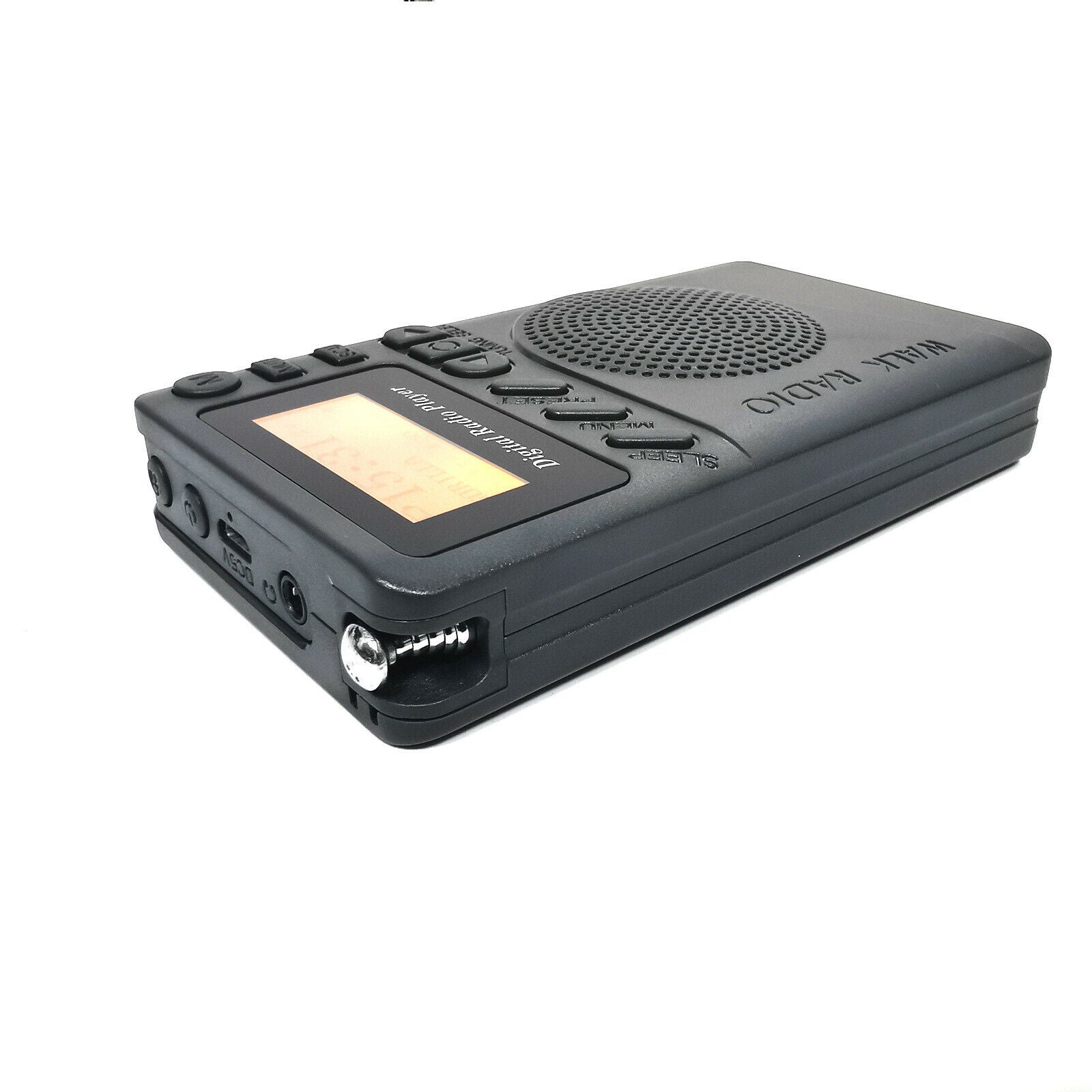 Portable Black Pocket Digital DAB/ DAB+ FM Radio Speaker MP3 Play Rechargable