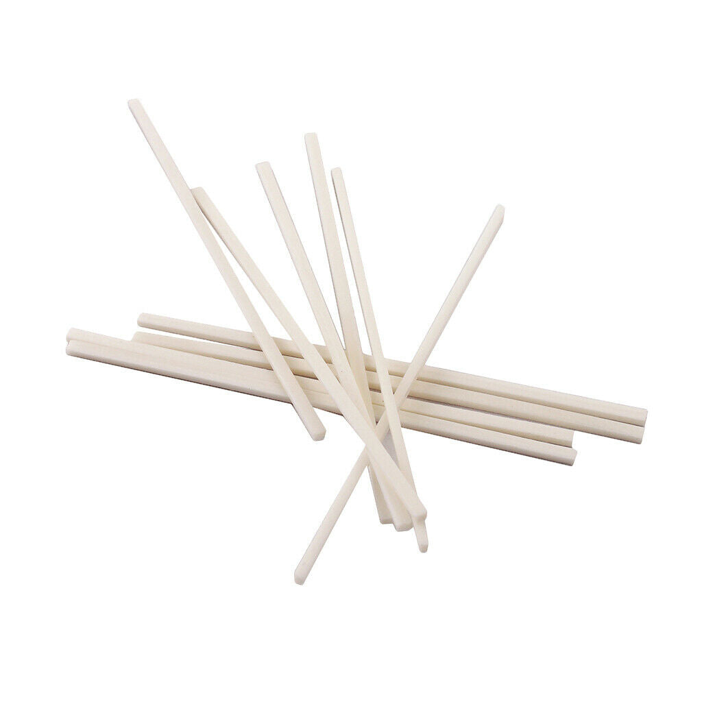 Pack of 10 Guitar Banjo Bridge Saddle Nut Blank Bone Strips String Instrument