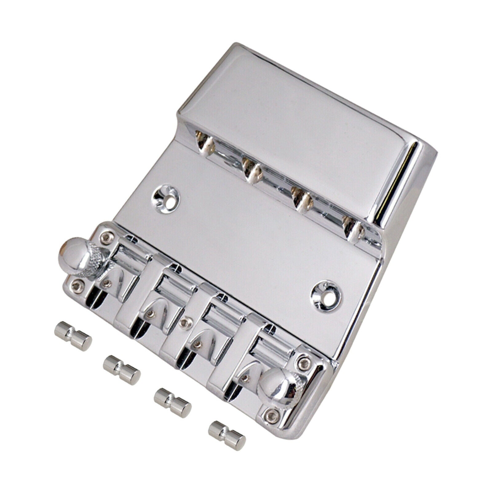 Hardtail Fixed Bass Bridge Electric Guitar Steel Spare Parts 76.5x97.6mm
