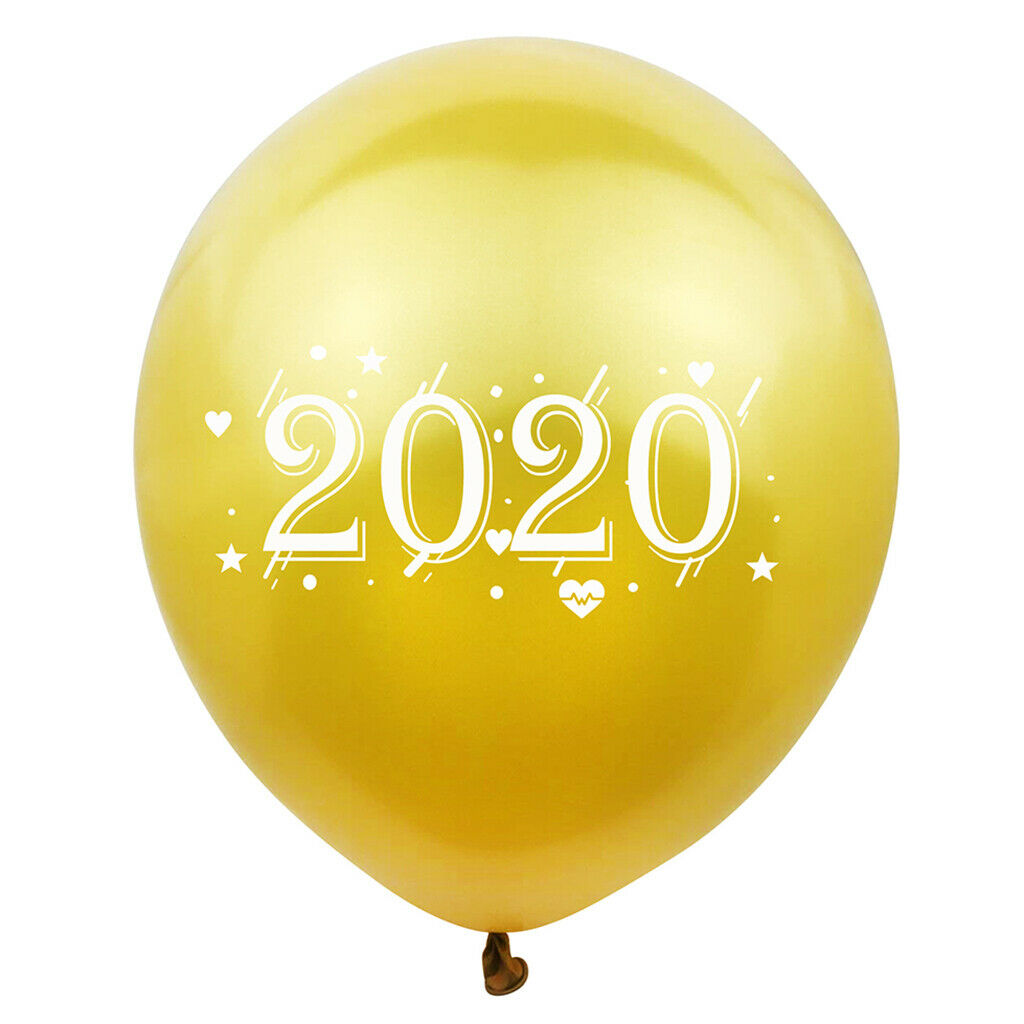 30pack Durable Balloon Party Balloons f/ Wedding 2020 NEW YEAR Ornament