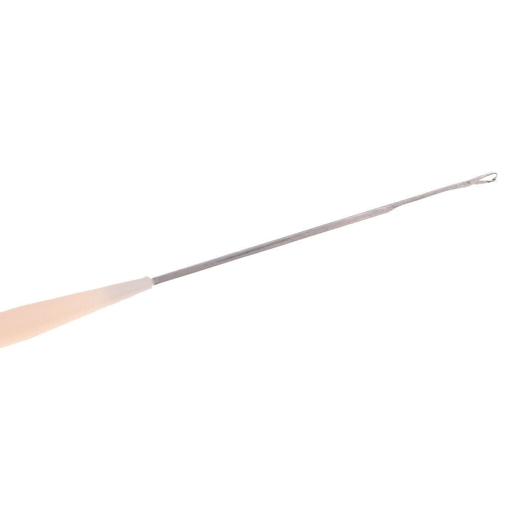 2x Latch Hook Crochet Weaving Needle Hair Extension Knitting Interlock Tools