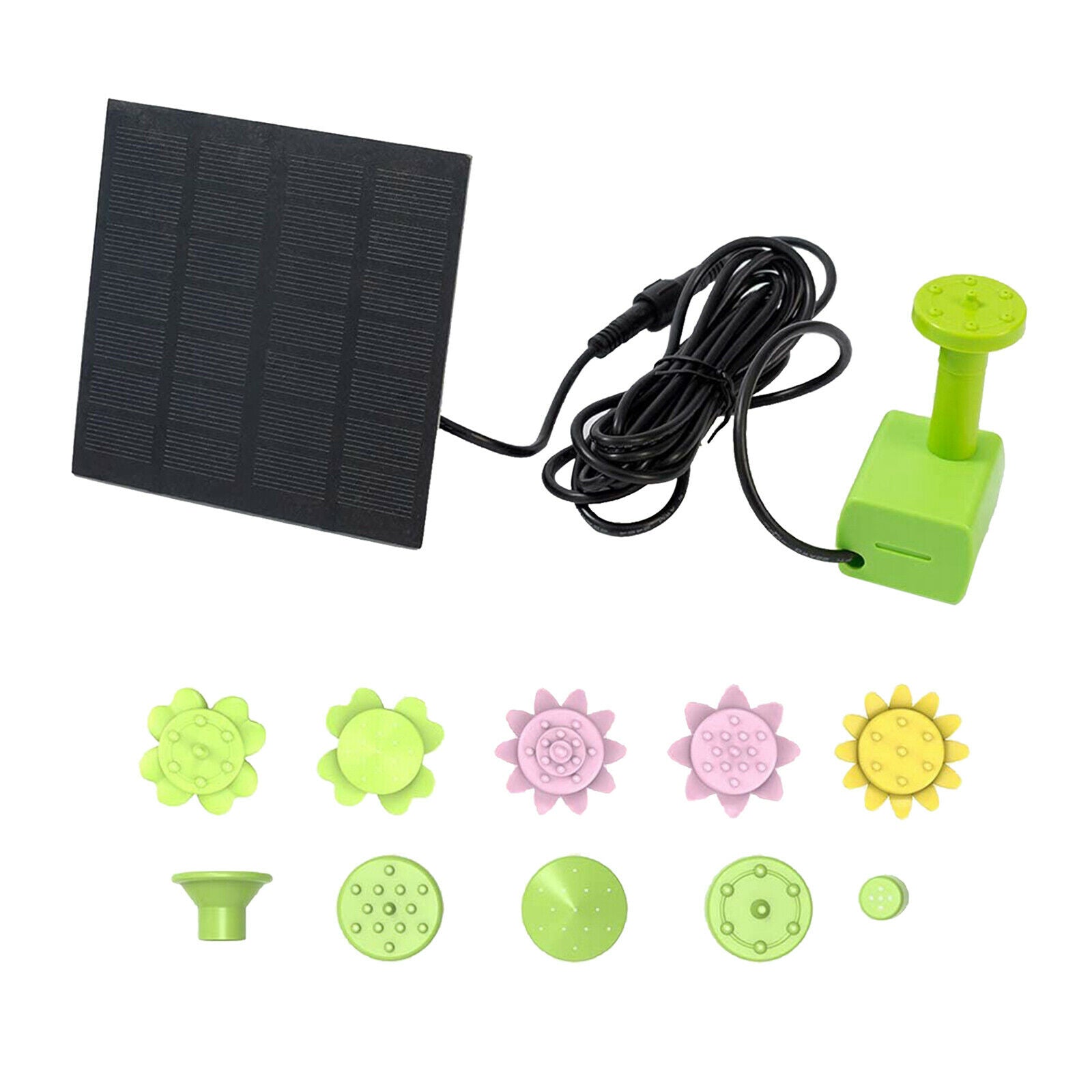Mini 7V/1.4 W Solar Fountain Pump No Electricity Required for Pond BirdBath