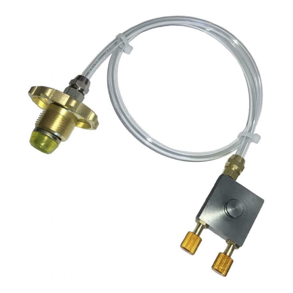 Lightweight Iron Propane Refill Adapter for Home BBQ M22X1.5 to 7 / 16-28UNE