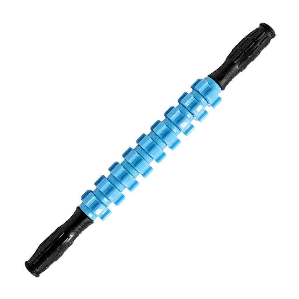 Handheld Massage Roller Stick Full Body Deep Tissue Massage Tool Blue