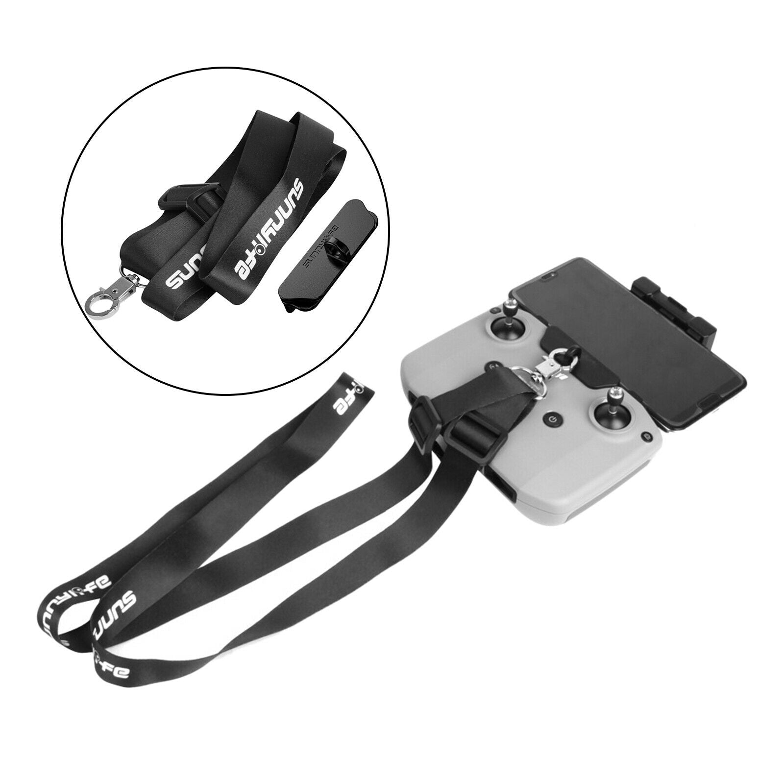 Drone Lanyard Tablet Extended Holder Not Block Screen for DJI Air 2S, Air 2,