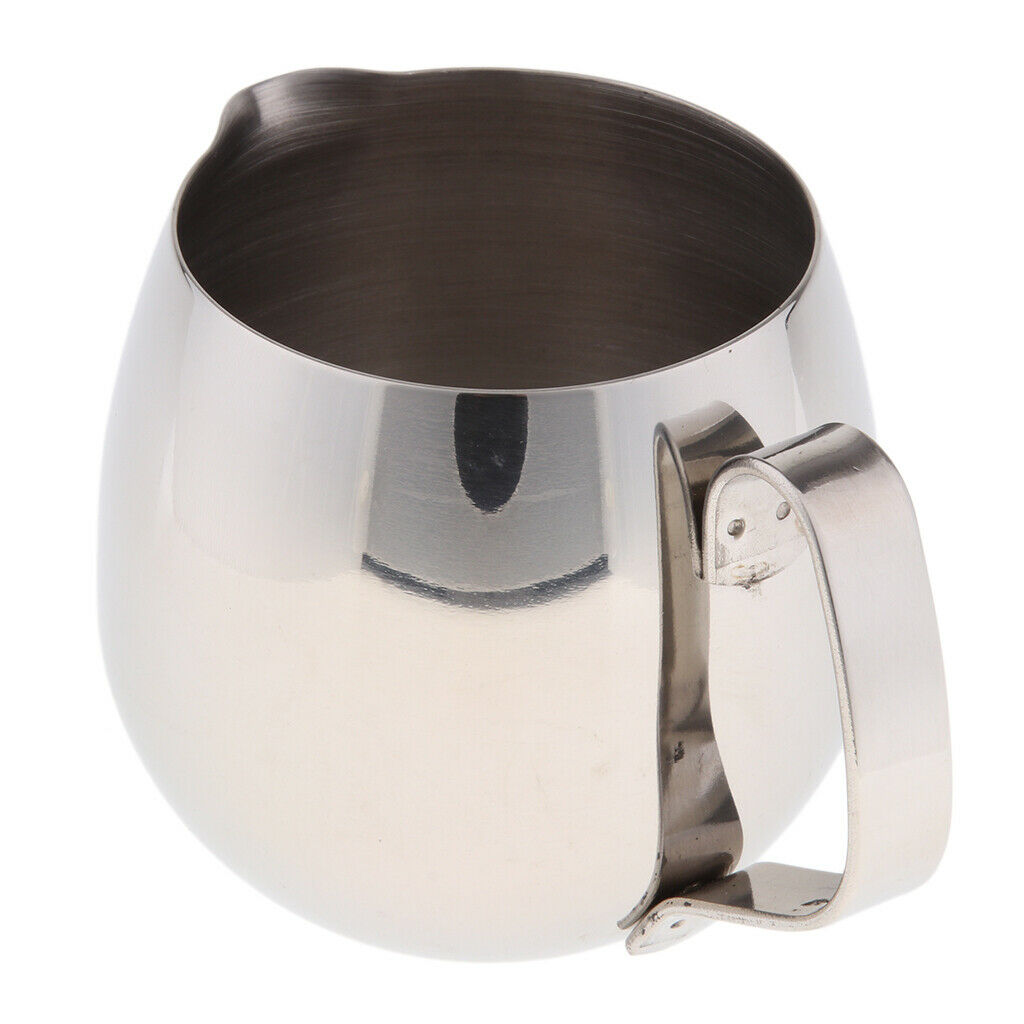 Espresso Milk Frothing Pitcher Stainless Steel Latte Art Coffee Jug 300ml