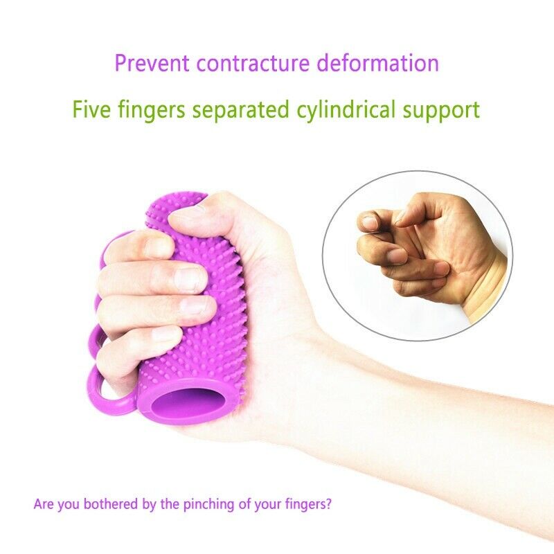Silicone Hand Recovery Exerciser Hand Massage Tool Finger Training Ball for U2A5