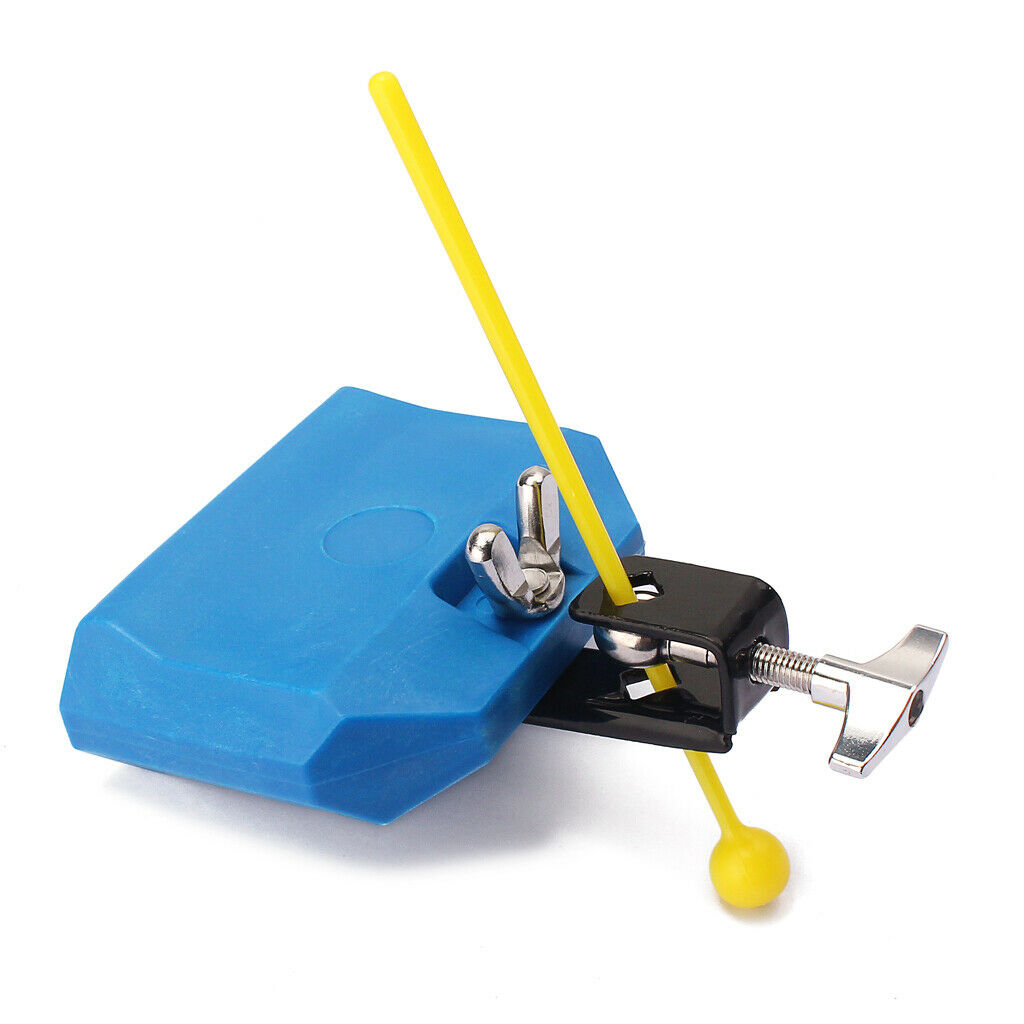 Durable Blue Eco-friendly Plastic Percussion Instruments Jam Block Latin Drum