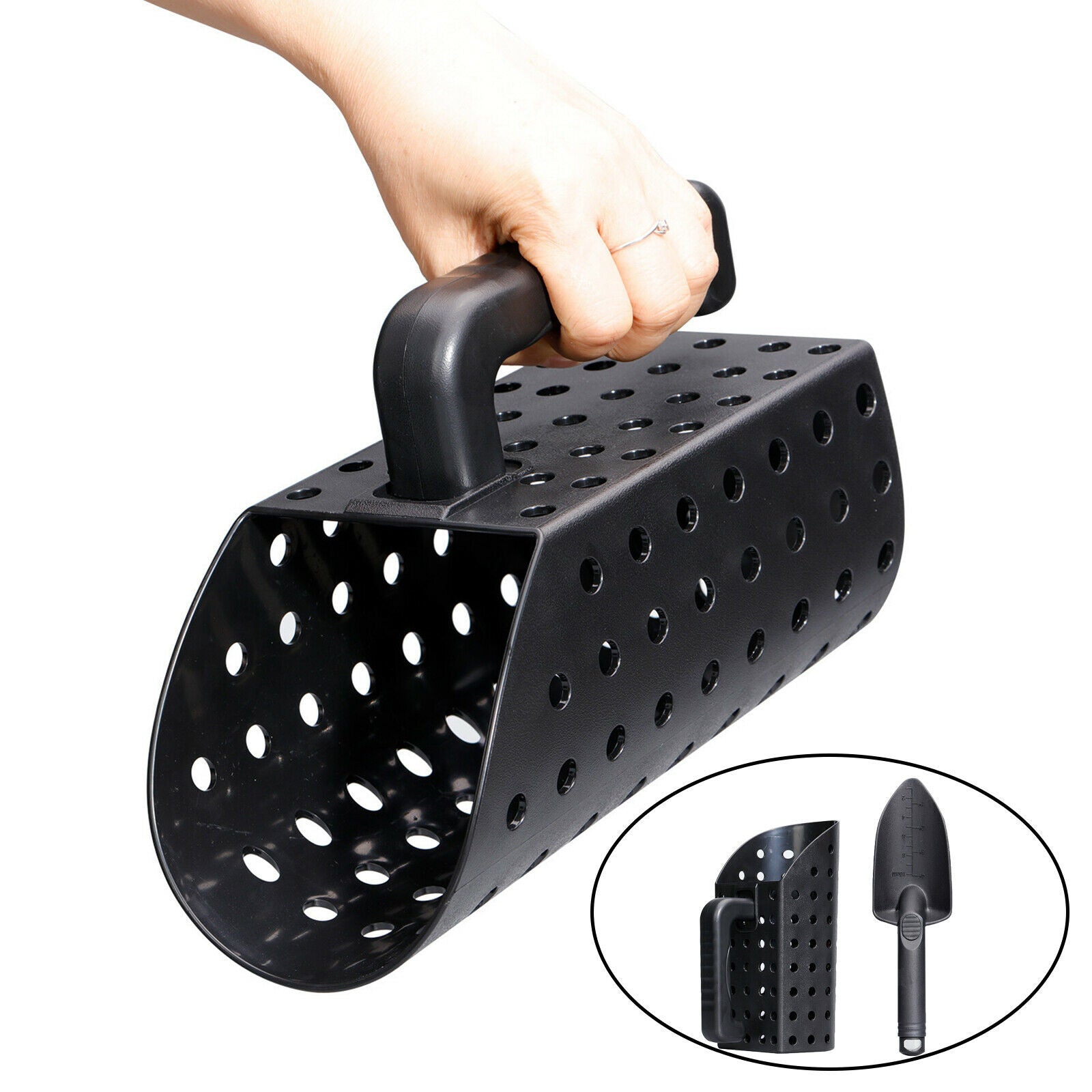 Sand Scoop Set Metal Detecting Treasure Hunting with Handle Lightweight