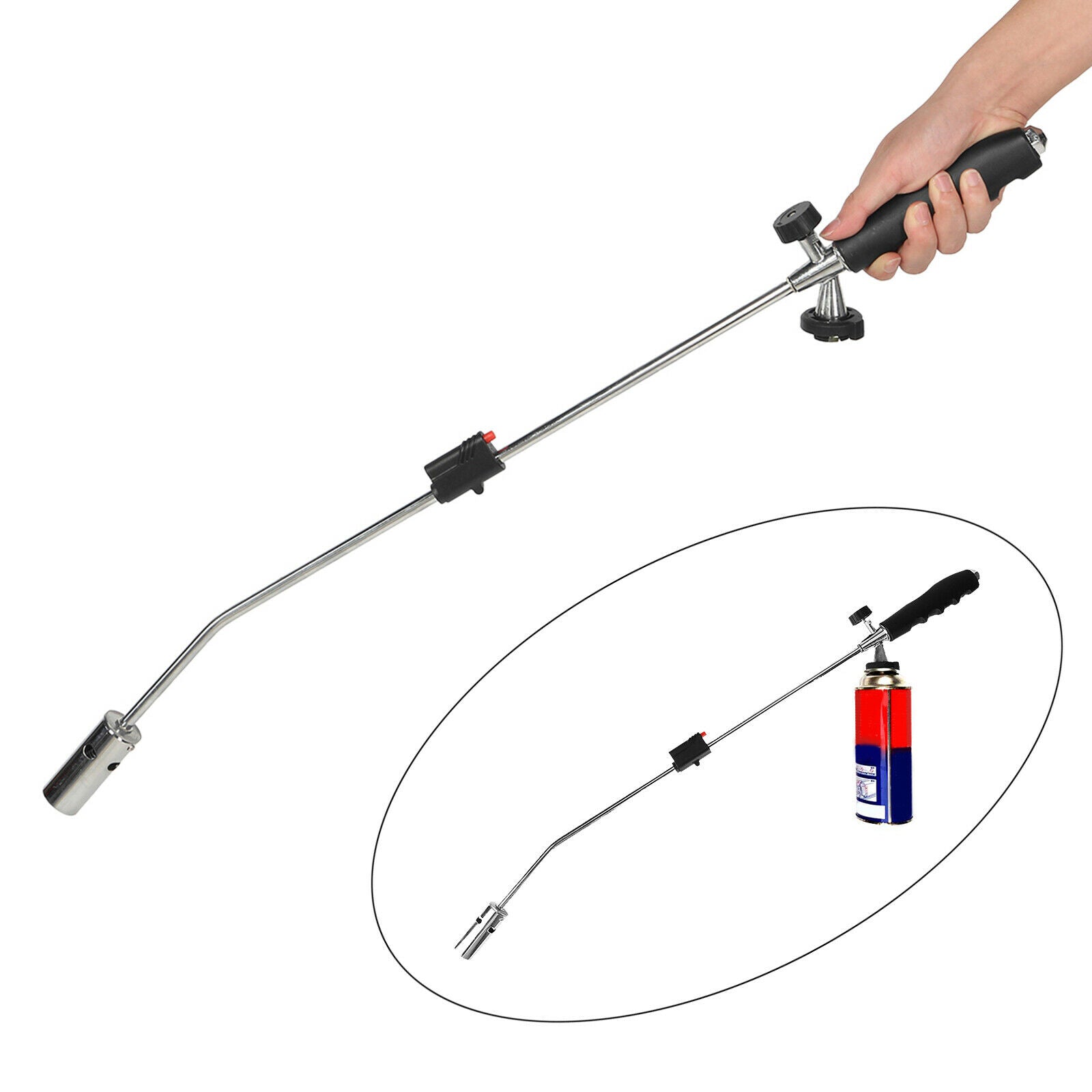 Torch Weed Burner Self Igniting for Garden Ice Snow Melter Roofing Street